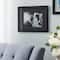 Black Gallery Wall Frame with Black Double Mat by Studio Décor®